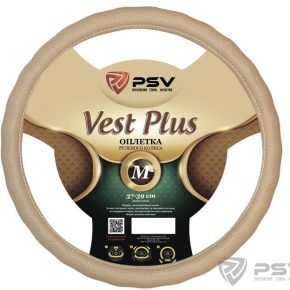 Оплётка на руль  PSV VEST (EXTRA) PLUS Fiber (Бежевый) М