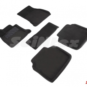 Комплект ковриков 3D BMW 7 Ser G-12 черные