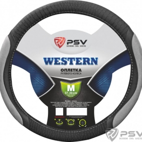 Оплётка на руль PSV WESTERN (Серый) M