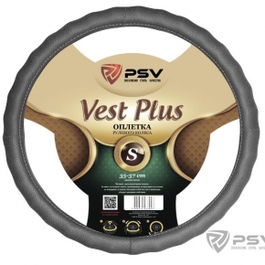 Оплётка на руль  PSV VEST (EXTRA) PLUS Fiber (Серый) S