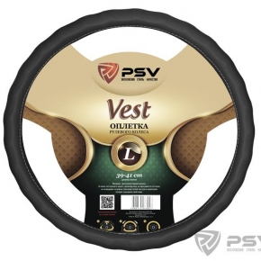 Оплётка на руль  PSV VEST (EXTRA) Fiber (Черный) L