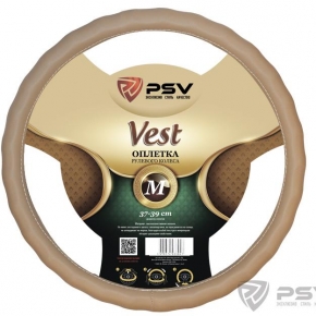 Оплётка на руль  PSV VEST (EXTRA) Fiber (Бежевый) М