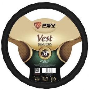 Оплётка на руль  PSV VEST (EXTRA) Fiber (Черный) М