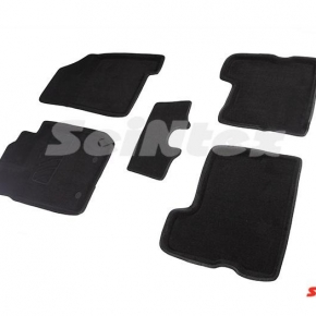 Комплект ковриков 3D LADA X-RAY TopPrestige черные