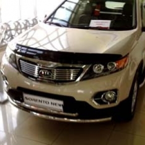 Дефлектор капота темный KIA SORENTO 2009-, NLD.SKISOR0912