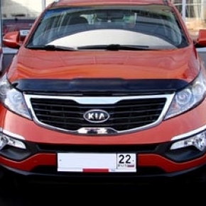 Дефлектор капота темный KIA SPORTAGE 2010-2016, NLD.SKISPO1012