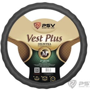 Оплётка на руль  PSV VEST (EXTRA) PLUS Fiber (Серый) М