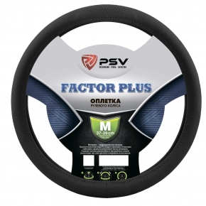 Оплётка на руль PSV FACTOR PLUS (Черный) M