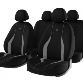 Чехлы на сиденья Neon черно - светло-серые CarFashion