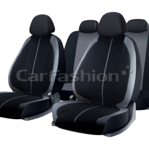Чехлы для сидения «BRAVO» в черно-сером цвете CarFashion