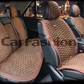 Комплект универсальных Накидок "CAPRI PLUS"  от CarFashion Коричневый